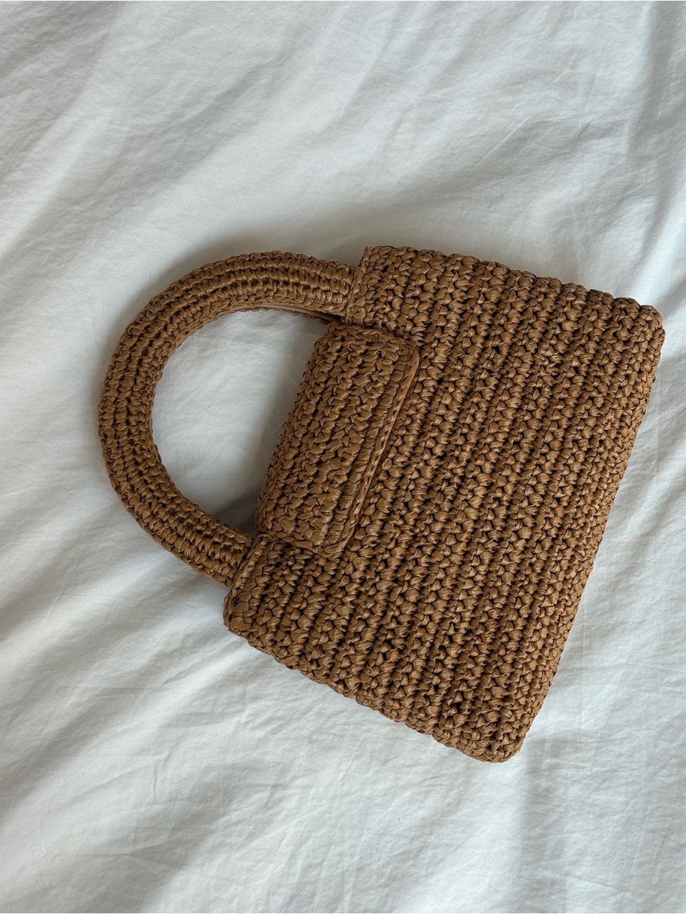 CHANEL Kelly raffia top-handle bag - Picture 5 of 12